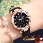 Women Casual Leather Ladies Watch Quartz