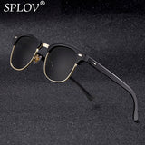 New Fashion  Semi Rimless Polarized Sunglasses