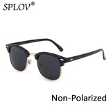 New Fashion  Semi Rimless Polarized Sunglasses