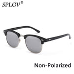 New Fashion  Semi Rimless Polarized Sunglasses