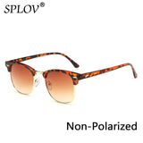 New Fashion  Semi Rimless Polarized Sunglasses