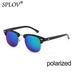 New Fashion  Semi Rimless Polarized Sunglasses