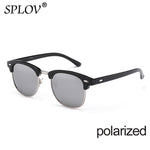 New Fashion  Semi Rimless Polarized Sunglasses