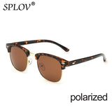 New Fashion  Semi Rimless Polarized Sunglasses