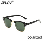 New Fashion  Semi Rimless Polarized Sunglasses