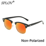 New Fashion  Semi Rimless Polarized Sunglasses