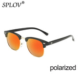 New Fashion  Semi Rimless Polarized Sunglasses