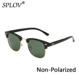 New Fashion  Semi Rimless Polarized Sunglasses