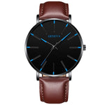 Minimalist Men's Fashion Ultra Thin Watches