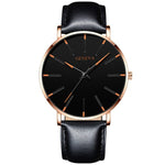 Minimalist Men's Fashion Ultra Thin Watches