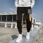 Ribbons Harem Joggers Men Cargo Pants Streetwear