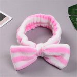 New Letter "OMG" Coral Fleece Soft Bow Headbands