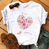 Maycaur Vogue T Shirt Women Summer Casual