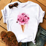 Maycaur Vogue T Shirt Women Summer Casual