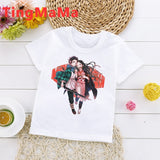 Demon Slayer T Shirt Kids Kawaii Summer