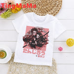 Demon Slayer T Shirt Kids Kawaii Summer