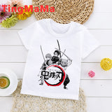 Demon Slayer T Shirt Kids Kawaii Summer