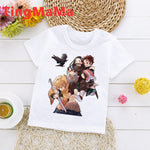 Demon Slayer T Shirt Kids Kawaii Summer