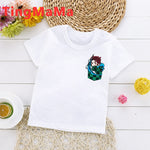 Demon Slayer T Shirt Kids Kawaii Summer