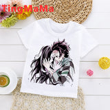 Demon Slayer T Shirt Kids Kawaii Summer