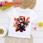 Demon Slayer T Shirt Kids Kawaii Summer