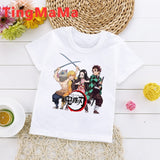 Demon Slayer T Shirt Kids Kawaii Summer