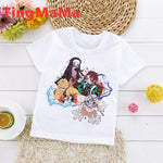 Demon Slayer T Shirt Kids Kawaii Summer