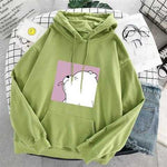 Hoodies oversized print Kangaroo