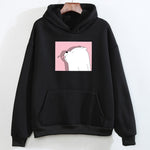 Hoodies oversized print Kangaroo