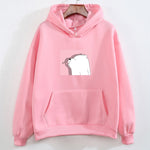 Hoodies oversized print Kangaroo