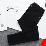 Vintage Denim Pencil Pants Women