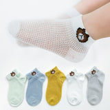 5 pairs/lot Spring Summer new Kids Cotton Socks.