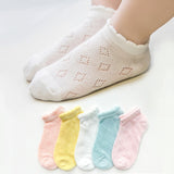 5 pairs/lot Spring Summer new Kids Cotton Socks.