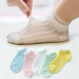 5 pairs/lot Spring Summer new Kids Cotton Socks.