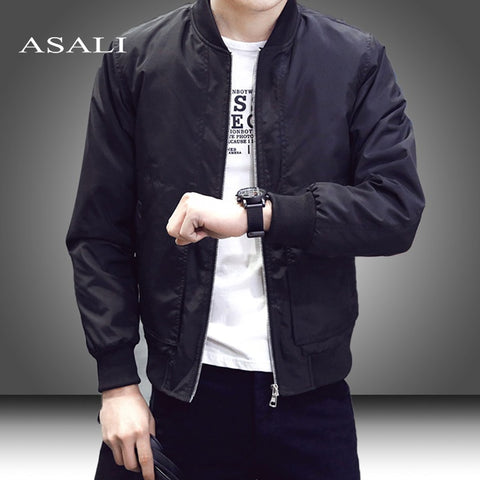 Slim Fit  Male Baseball Thin Jackets