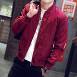 Slim Fit  Male Baseball Thin Jackets