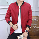 Slim Fit  Male Baseball Thin Jackets