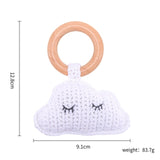 Newborn Baby Toys 1pc Wooden Teether