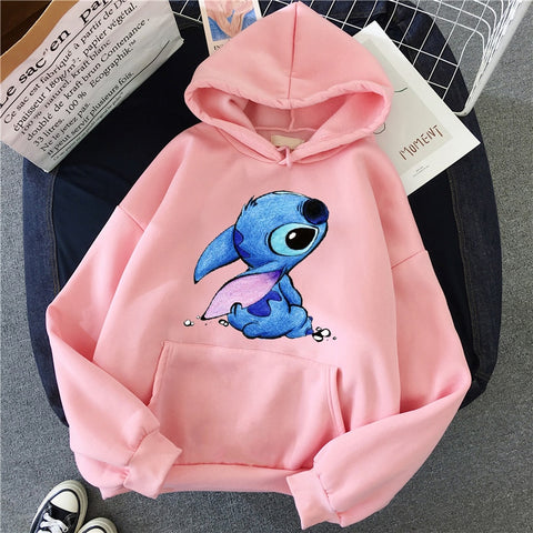 oversized LILO STITCH Hoodie Harajuku