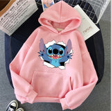 oversized LILO STITCH Hoodie Harajuku