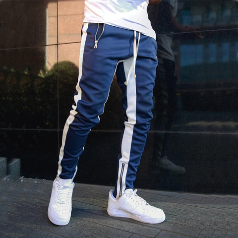 Men Sportswear Tracksuit Bottoms Skinny Sweatpants Trousers