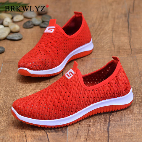 Women's Sneakers Breathable Mesh Wedges